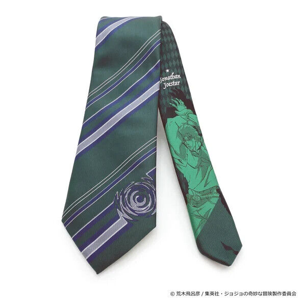 JoJo's Bizarre Adventure Pt.1 Phantom Blood Jonathan Joestar Tie Necktie Green