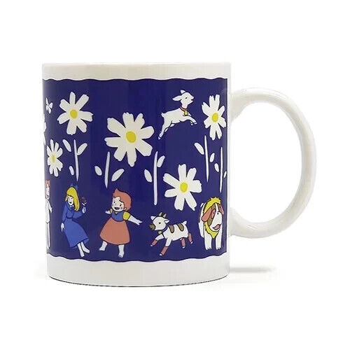 Heidi Girl of the Alps Flower Mug Cup Porcelain Japan Limited