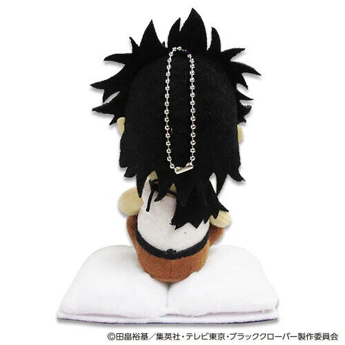 Black Clover Yami Sukehiro Sitting On Grimoire Mini Plush w/ Ballchain Japan