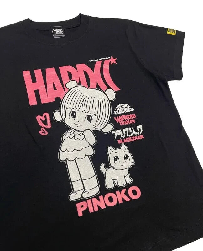 Black Jack Pinoko Osamu Tezuka T-shirt XL Size Unisex Japan Limited