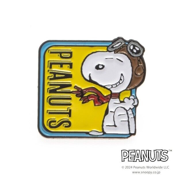 Peanuts Snoopy Flying Ace Lapel Pins Brooch Japan Limited