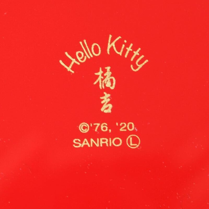 Hello Kitty Jubako Red Flower Lacquered 3stage Lunch Box Bento 15cm Japan LTD