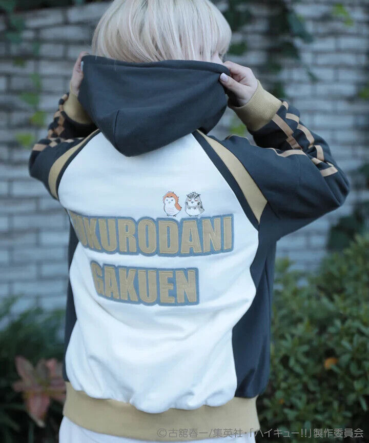 Haikyuu!! Haikyu Fukurodani Kotaro Bokuto Keiji Akaashi Zip Hoodie L Unisex