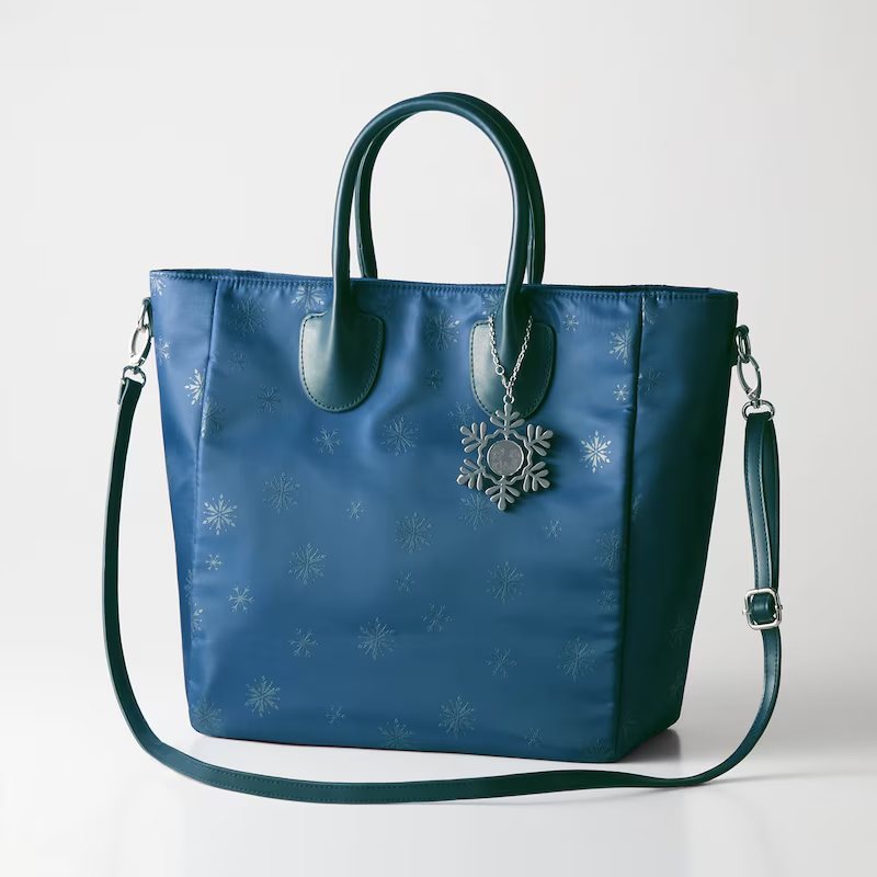 Disney Frozen 2way Shoulder Bag w/ Snowflake Motif Women Japan Limited