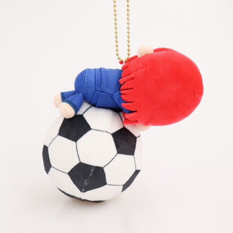 Blue Lock Hyoma Chigiri Soccer Ball Squeeze Mini Plush w/ Ballchain Japan LTD