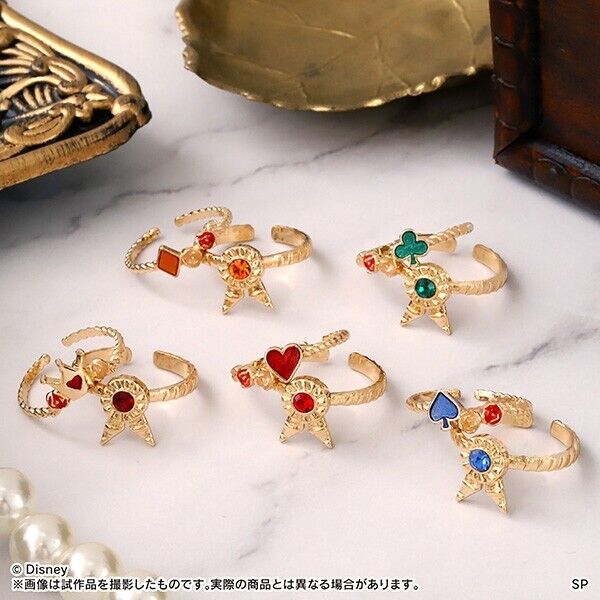 Disney Twisted Wonderland Heartslabyul Ace Trappola Double Ring Jewelry Japan