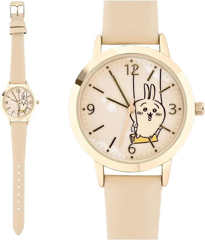 Chiikawa Usagi Wrist Watch Beige Japan Limited