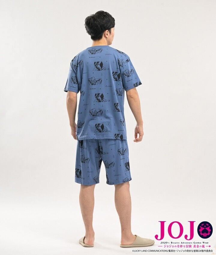 JoJo's Bizarre Adventure Pt.5 Bruno Bucciarati Pajamas T-shirt Short Pants Set L