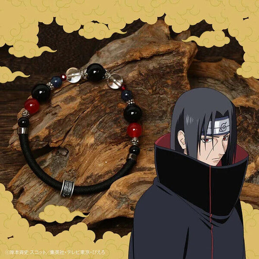 Naruto Shippuden 20th Anniversary Itachi Uchiha Wind Cord Bracelet Jewelry Japan