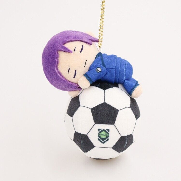 Blue Lock Reo Mikage Soccer Ball Squeeze Mini Plush w/ Ballchain Japan Limited