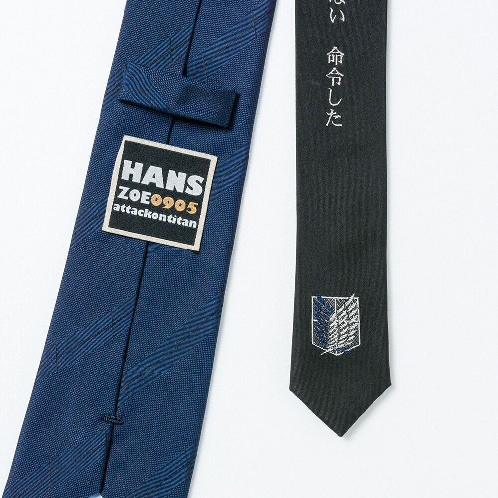 Attack on Titan Hange Hans Zoe Tie Necktie Sword Blade Japan Limited Cosplay