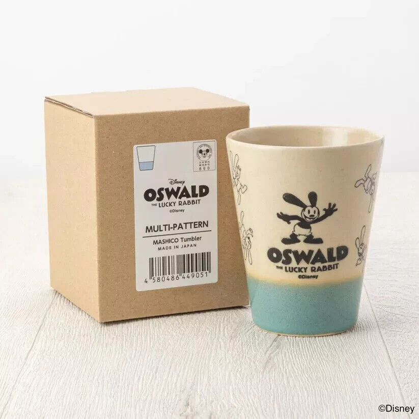 Disney Oswald the Lucky Rabbit MASHICO Tumblr Cup 190ml Multi Pattern Light Blue