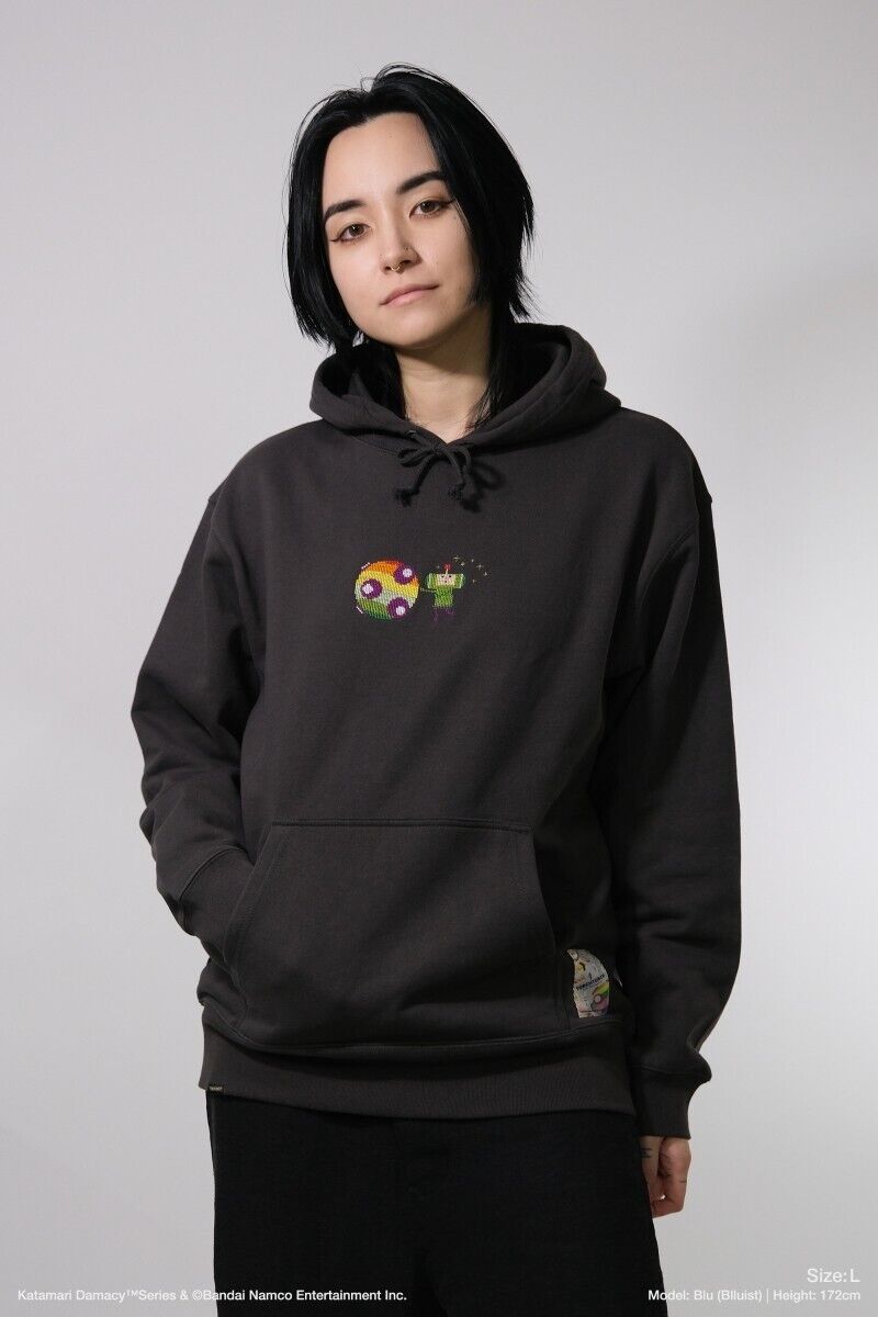 Katamari Damacy The Prince Hoodie Ink Black L Size Unisex Namco Japan