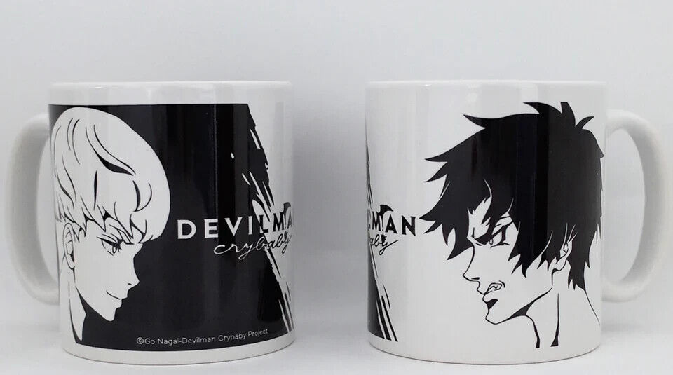 DEVILMAN CRYBABY Akira Fudo & Ryo Asuka Mug Cup Porcelain Science Saru Japan LTD