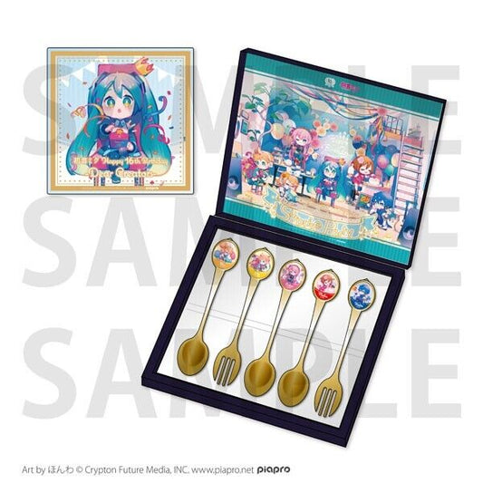 Hatsune Miku Happy 16th Birthday Dear Creators Surprise Party Cutlery Set