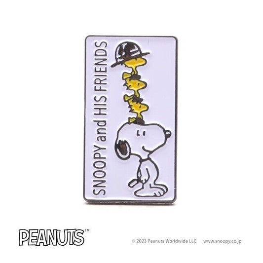 Peanuts Woodstock on Snoopy Lapel Pins Brooch Japan Limited