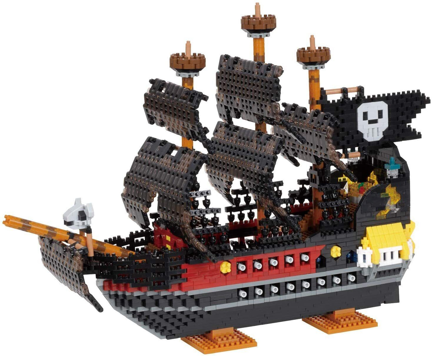 Edition NB-050 Kawada Nanoblock Pirate Ship Deluxe  Japan  Brand new