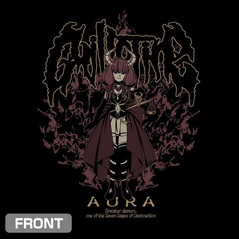 Frieren Beyond Journey's End Aura T-shirt Black XL Size Unisex Japan Limited