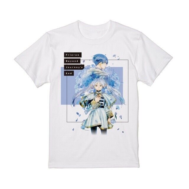 Frieren Beyond Journey's End Himmel T-shirt White L Unisex Abe Tsukasa Japan LTD