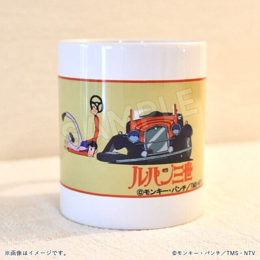 Lupin III the Third Part2 Eyecatch Mug Cup Porcelain Mercedes SSK Japan Limited