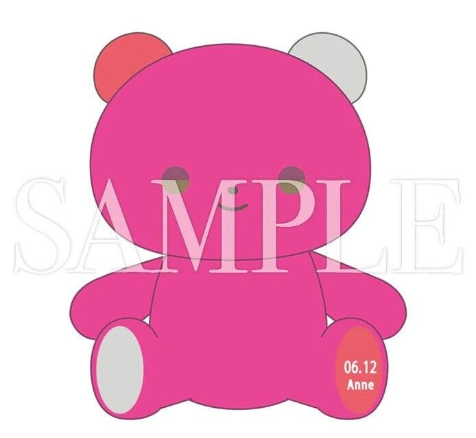 Paradox Live BIRTHDAY BEAR BAE Anne Faulkner Plush 2024 Japan Limited