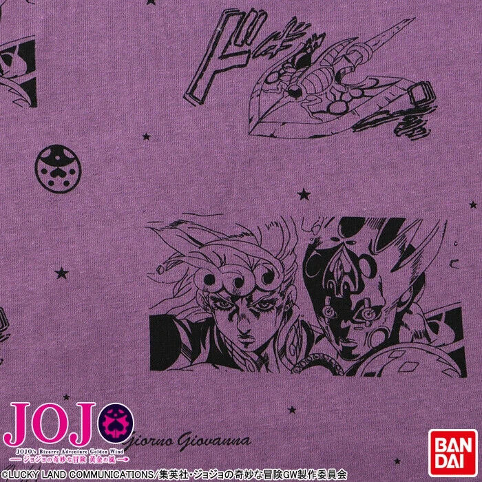 JoJo's Bizarre Adventure Pt.5 Giorno Giovanna Pajamas T-shirt Short Pants Set L