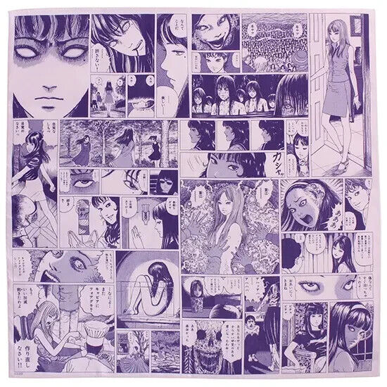 Tomie Handkerchief 52x52cm MANGACHIEF Junji Ito 35th Anniversary Exhibition