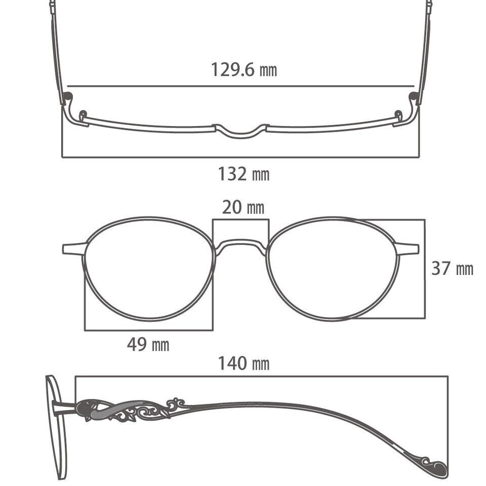 Fushigi Yuugi Yui Hongo Seiryuu Model Eyeglass Glasses Frame Japan Limited