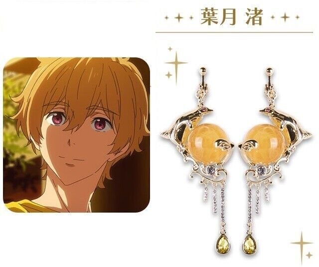 Free! Nagisa Hazuki Iconique Object Earrings Jewelry Kyoto Animation Japan