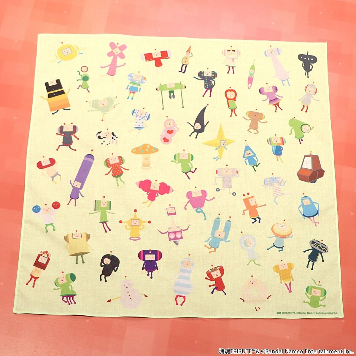 Katamari Damacy The Prince and Mates Handkerchief 45cm Bandai Namco Japan LTD