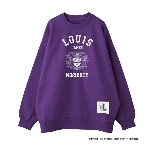 Moriarty the Patriot Louis James Sweatshirt Purple Women Japan Limited Cosplay