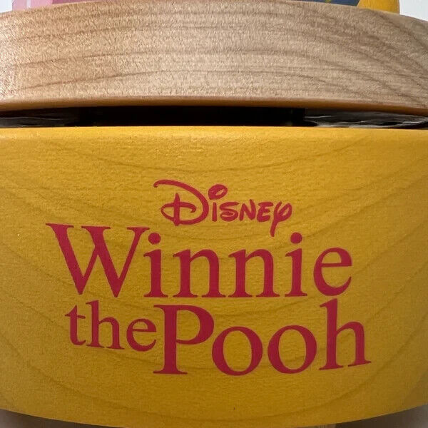 Disney Winnie the Pooh Mechanical Music Box Wooden Japan Limited