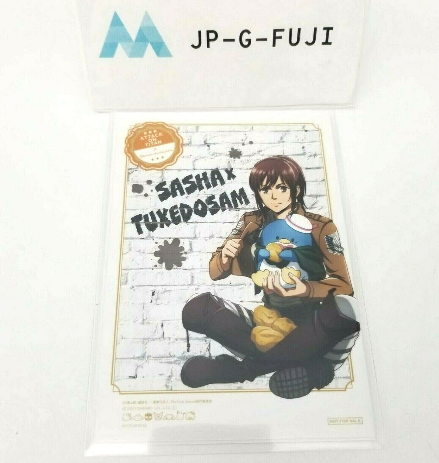 Attack on Titan Sanrio Postcard Eren Mikasa Sasha Elvin Erwin Japan Limited