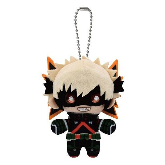 My Hero Academia Katsuki Bakugo Chibi Plush w/ Ballchain Vol.2 Bandai Japan