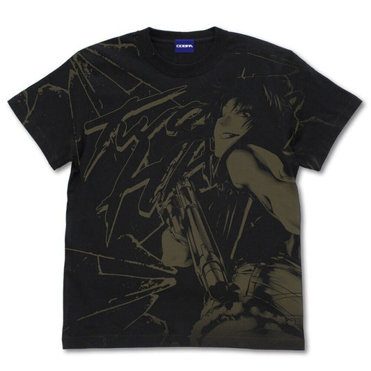 Black Lagoon Revy All Print T-shirt XL Size Unisex Japan Limited