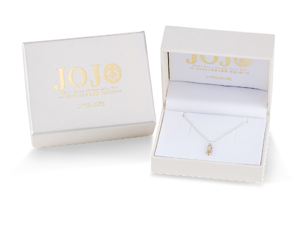 Jojo's Brizarre Adventure G E R Ring Necklace Silver Yellow Gold Coat JAPAN NEW