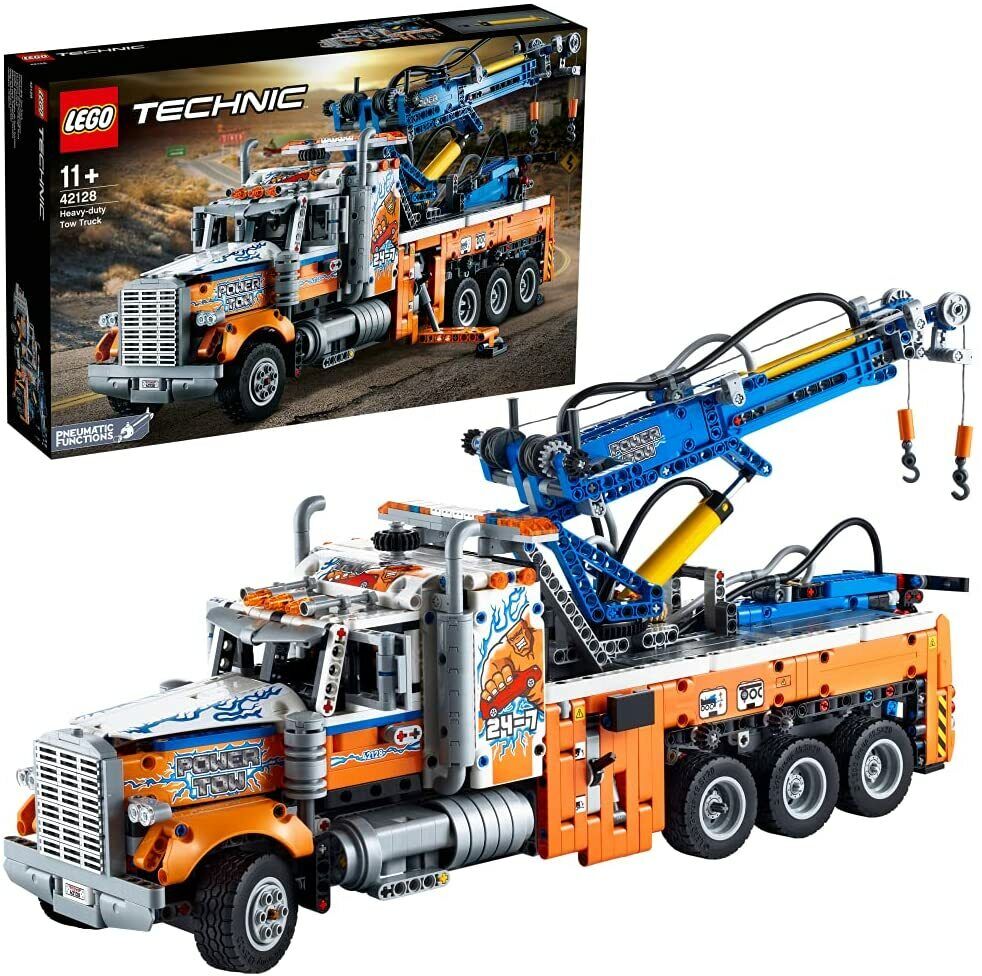 LEGO Technic Large Tow Truck 42128 Crane Building Set, Engineering Series Japan