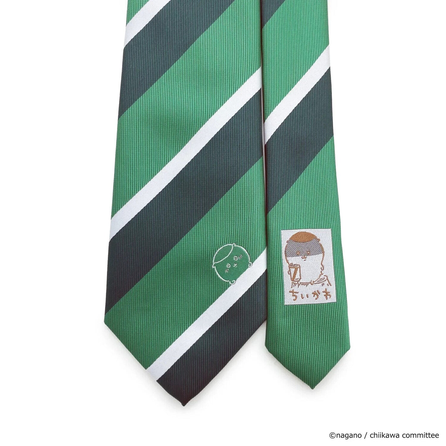 Chiikawa Kuri-Manju Tie Necktie Stripe Green Japan Limited Cosplay