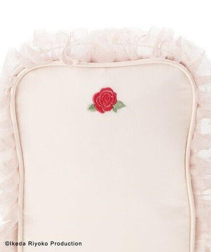 The Rose of Versailles Lady Oscar Marie Antoinette Frill Pouch Case Bag Pink