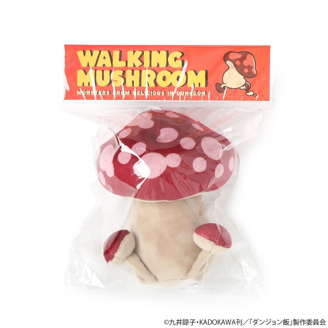 Delicious in Dungeon Walking Mushroom Mini Plush w/ Ballchain Japan Limited