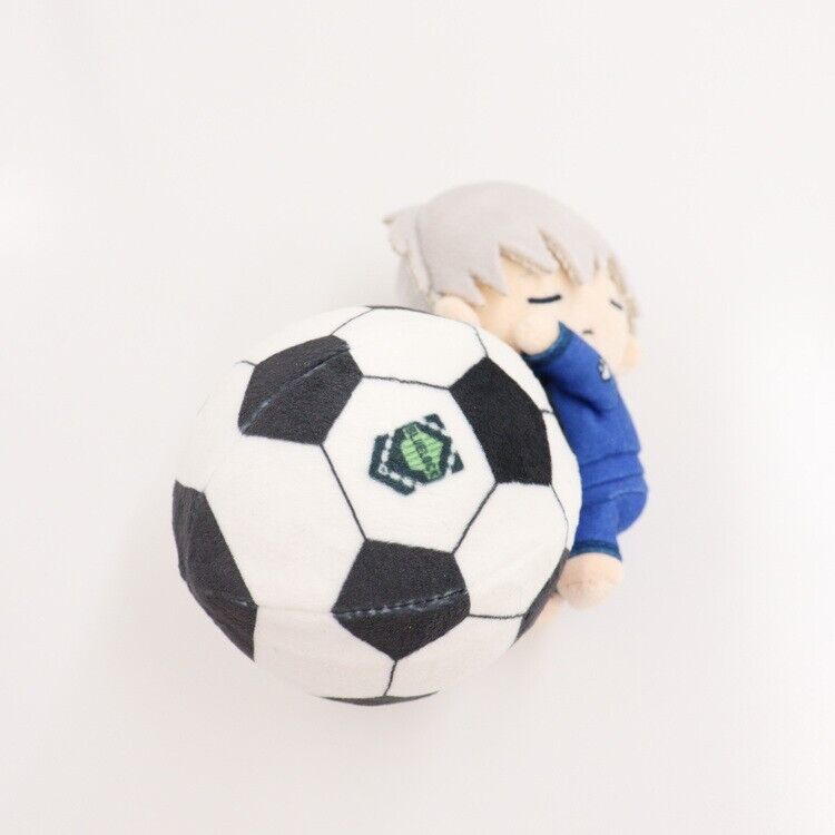 Blue Lock Seishiro Nagi Soccer Ball Squeeze Mini Plush w/ Ballchain Japan L