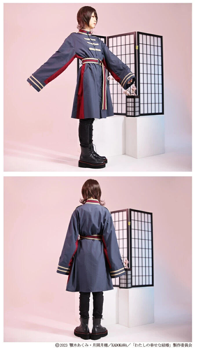 My Happy Marriage Kiyoka Kudou Militery Uniform Style Shirt Dress One-Piece