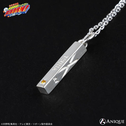 Katekyo Hitman Reborn! Tsunayoshi Sawada Silver Necklace Pendant Japan