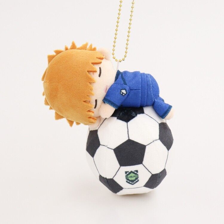 Blue Lock Rensuke Kunigami Soccer Ball Squeeze Mini Plush w/ Ballchain Japan LTD