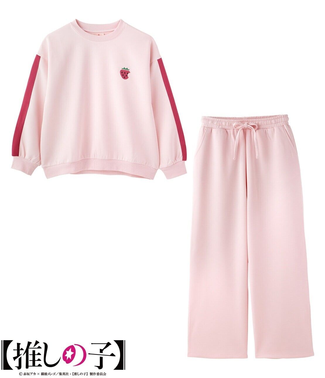 Oshi no Ko Ruby Hoshino Loungewear Pajama Sweatshirt Set M/L Peach John Cosplay