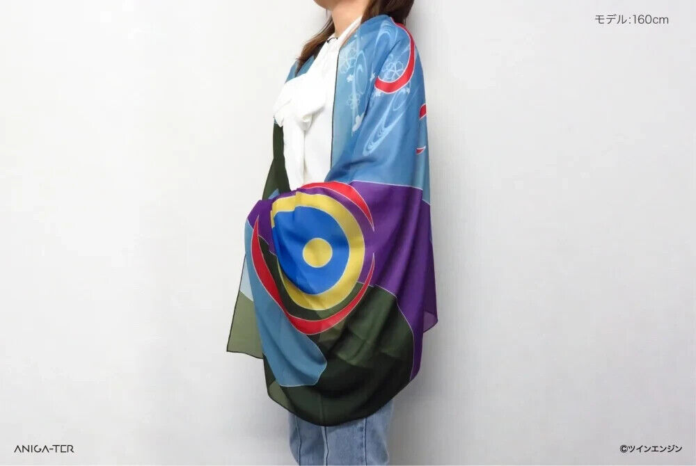 Mononoke Medicine Seller Kimono Pattern Stole Scarf Japan Limited