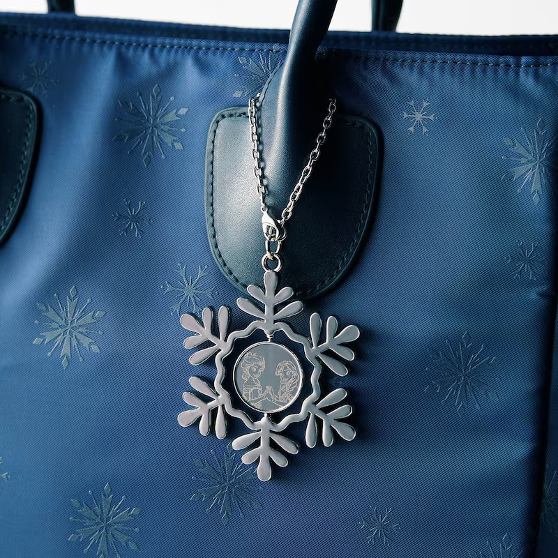 Disney Frozen 2way Shoulder Bag w/ Snowflake Motif Women Japan Limited