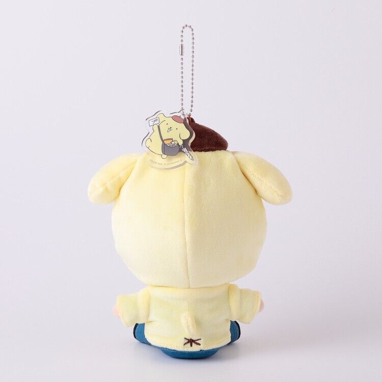 Mob Psycho 100 Katsuya Serizawa Sanrio Pom Pom Purin Mini Plush w/ Ballchain