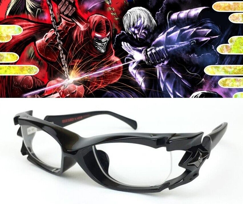 Ninja Slayer Suriken Model Eyeglass Glasses Frame Black Xeno Japan Limited