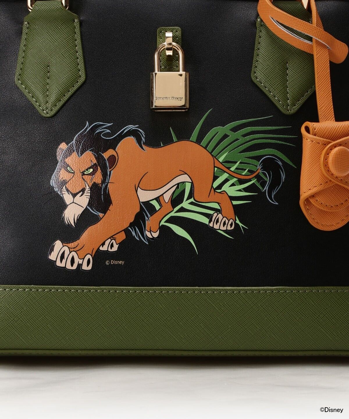 Disney 100th Anniversary Lion King Villain Scar 2way Shoulder Bag Leather Women